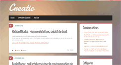 Desktop Screenshot of creatic.fr