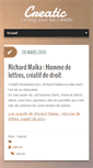 Mobile Screenshot of creatic.fr